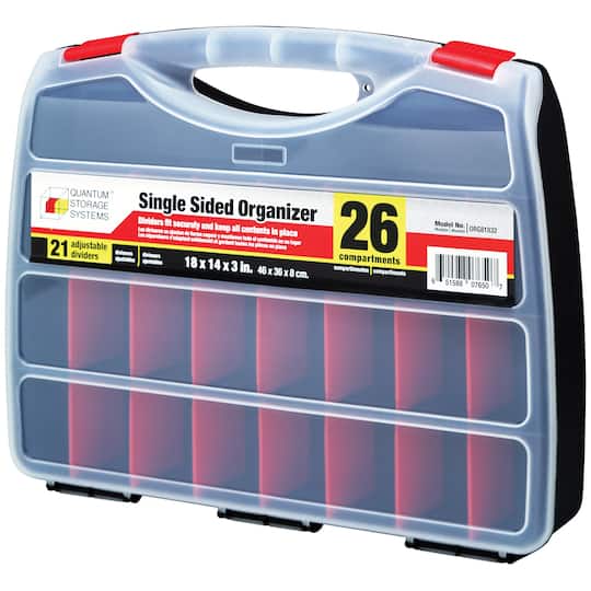 Quantum Storage Systems® Black & Red Single-Sided Organizer